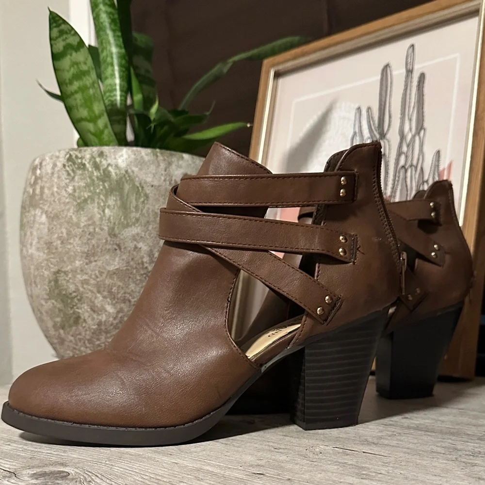 Brown Ankle Boots - Picture 4 of 7